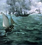 Edouard Manet The Battle of the Kearsarge and the Alabama oil painting on canvas